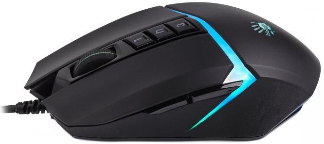 Gaming optical mouse A4 Bloody W60 Max Stone, Wired, USB, RGB, 10000cpi, 8 buttons, Black