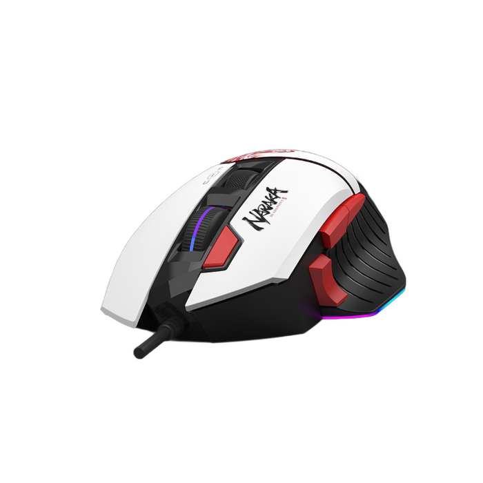 Gaming mouse A4tech bloody W95 Max, Wired, 12000 cpi, Naraka, Black/White