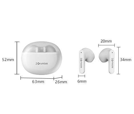 Bluetooth headphones-plugs A4tech B20 2Drumtek, Mint green