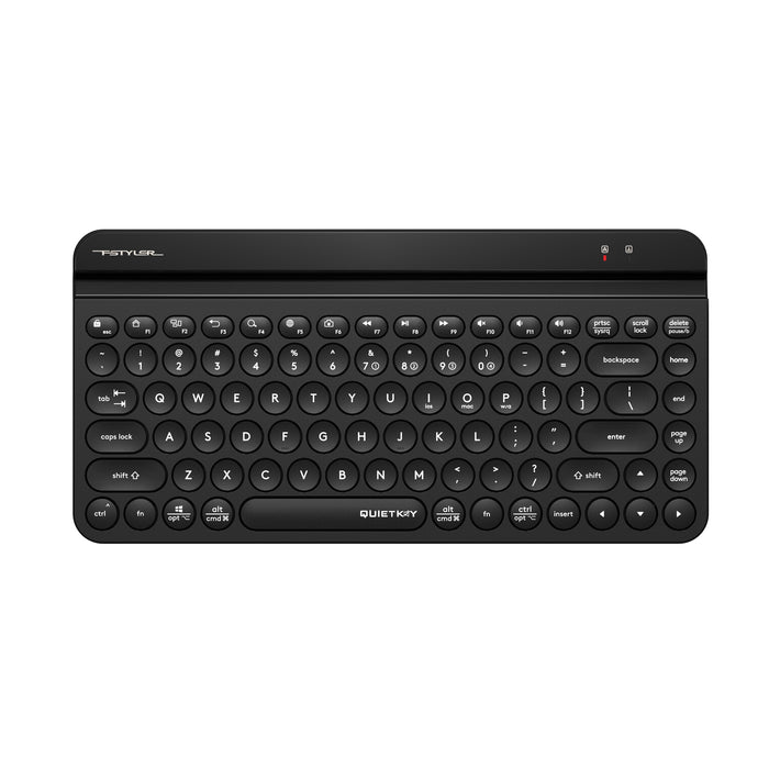 A4tech Fstyler FBK30 Wireless Keyboard, Bluetooth, 2.4G, Phone Holder, Cyrillic, Black