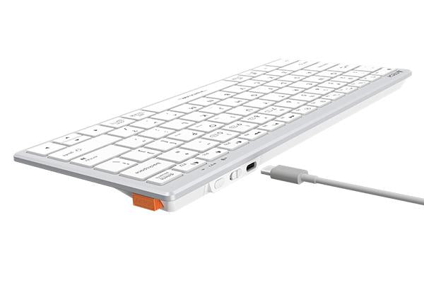 A4TECH FBX51C FStyler Wireless Keyboard, White