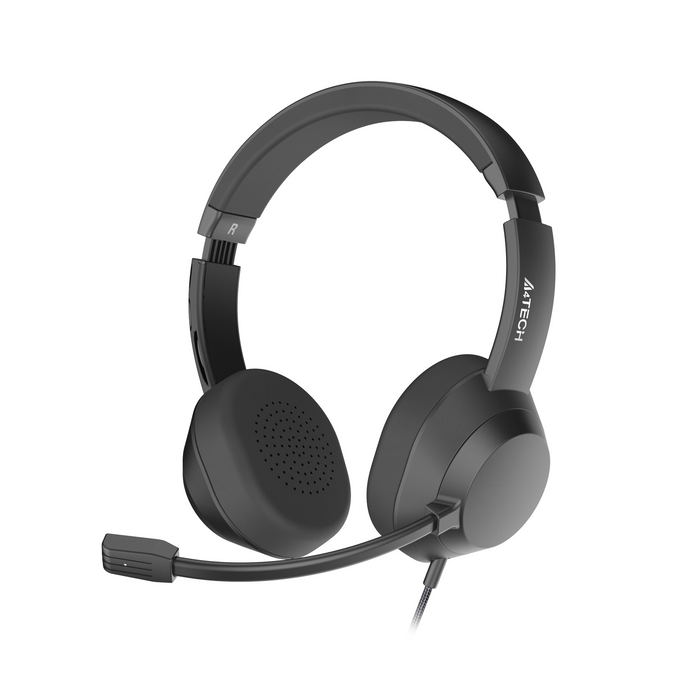 A4tech Fstyler FH150U Headphones with microphone USB, Noice Cancelling, light, black
