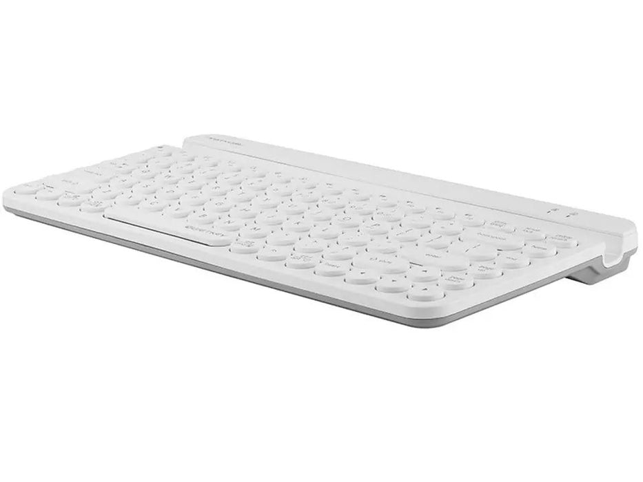 Wireless keyboard A4tech Fstyler FBK30, Bluetooth, 2.4G, Phone stand, Cyrillic, White