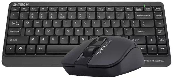 Keyboard and mouse set A4TECH FG1112, Black