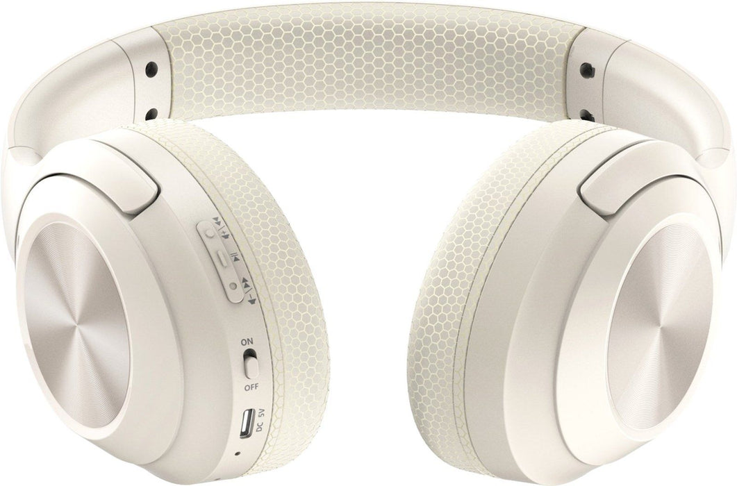 Bluetooth headphones with microphone A4tech BH220, Bluetooth v.5.3, Beige