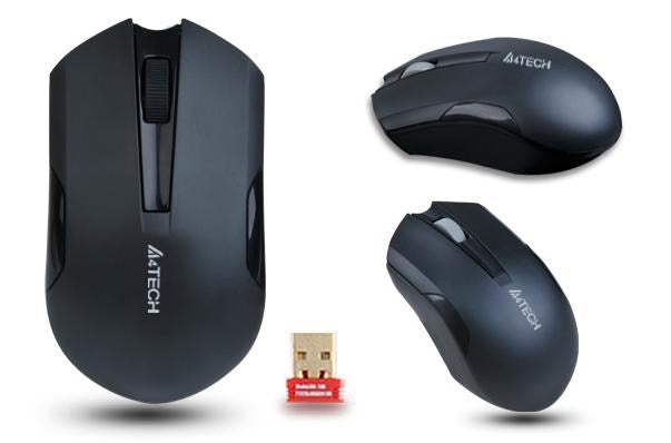 Wireless Mouse A4 Tech G3-200N Black