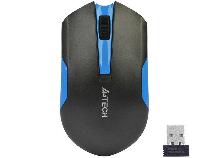 Wireless Mouse A4 Tech G3-200N Black/Blue 1000 dpi
