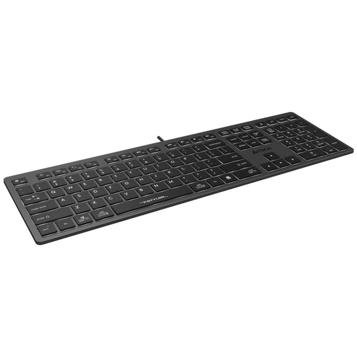 Keyboard A4 Tech A4TKLA47125 White Black Grey QWERTY