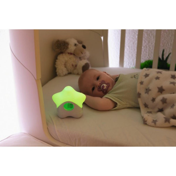 ROOM THERMOMETER NIGHT LAMP LILY