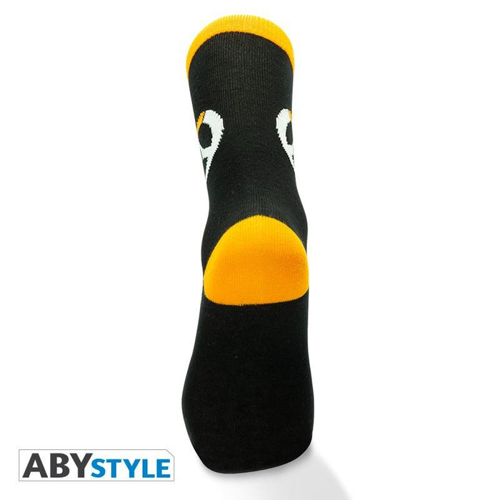 ABYSTYLE OVERWATCH Socks Logo, Black/Orange