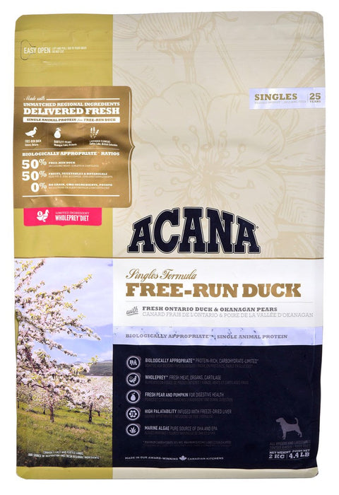 ACANA SINGLES Free-Run Duck Dry dog food Duck 2 kg - Dry foodDLP-KAS<<<For the dogDLP<<<ActionPL