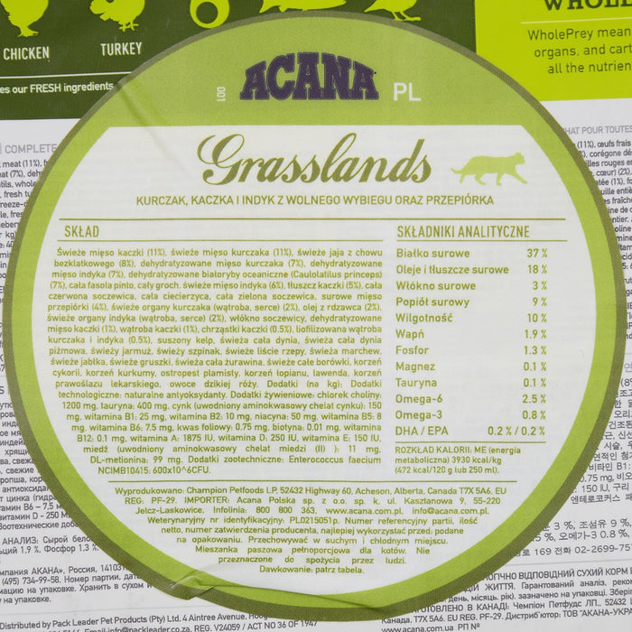 Acana Grasslands Cat 340g