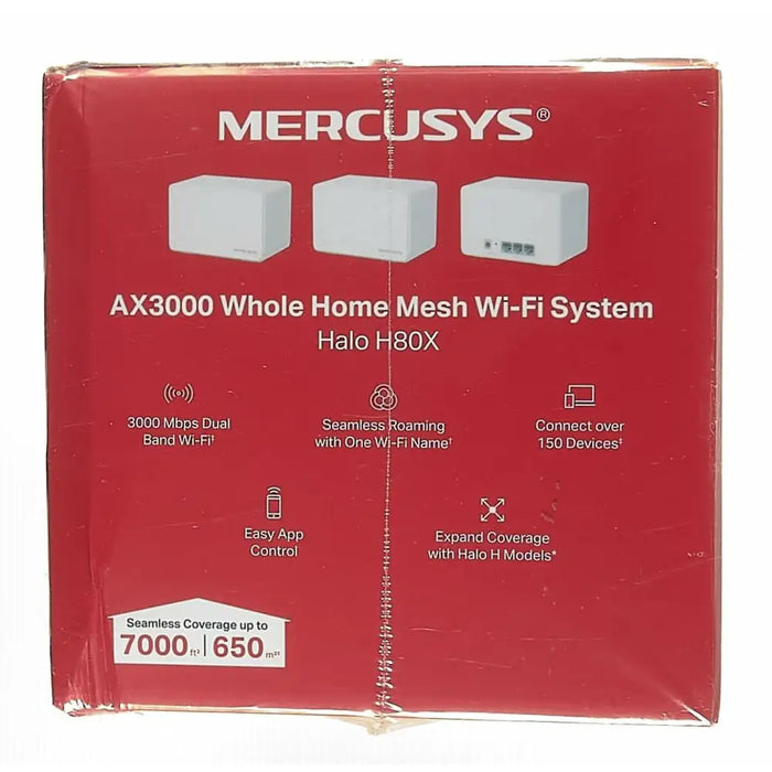 Access point Mercusys Halo H80X(3-pack) White - Точки за Достъп<<<Компютър Мрежи и компоненти<<<Компютри|