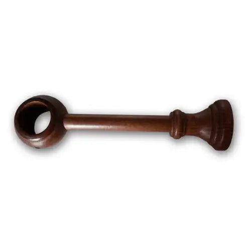 ACCESSORY BRACKET GARDINIA LUGANO 17 CM WALNUT - Аксесоари за корнизи<<<Корнизи щори и пердета<<<Мебели и