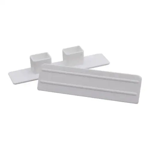 ACCESSORY END PLUG 2 PCS. KARPOL FOR DOUBLE-CHANNEL PVC MOLDING - Аксесоари за корнизи<<<Корнизи щори и