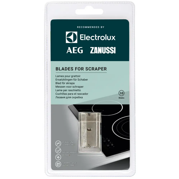 Accessory for cleaning ceramic tops ELECTROLUX E6HUB102- 902979540/9 putty knives - Аксесоари за бяла