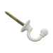 ACCESSORY HOOK BAROQUE 3 CM WHITE - Декоративни елементи<<<Корнизи щори и пердета<<<Мебели и интериор<<<Praktiker
