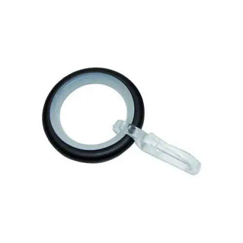 ACCESSORY RING WITH HOOK 10 PCS. GARDINIA MEMPHIS BLACK - Аксесоари за корнизи<<<Корнизи щори и пердета<<<Мебели и