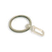 ACCESSORY RING WITH HOOK GARDINIA CHICAGO STEEL OPTIC 10 PCS. - Аксесоари за корнизи<<<Корнизи щори и пердета<<<Мебели