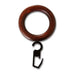 ACCESSORY RING WITH HOOK GARDINIA LUGANO WALNUT 10 PCS. - Аксесоари за корнизи<<<Корнизи щори и пердета<<<Мебели и