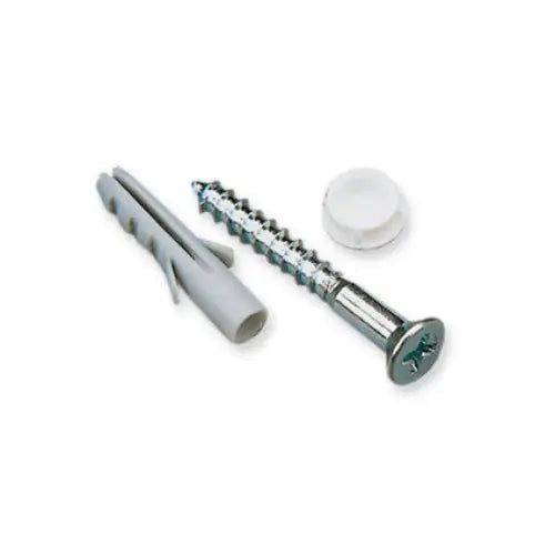 ACCESSORY SCREW DOWEL AND GARDINIA PAD FOR PVC CORNICE 20 PCS. - Аксесоари за корнизи<<<Корнизи щори и пердета<<<Мебели