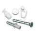 ACCESSORY SET OF ACCESSORIES GARDINIA FOR DOUBLE-CHANNEL PVC MOLDING 250CM - Аксесоари за корнизи<<<Корнизи щори и