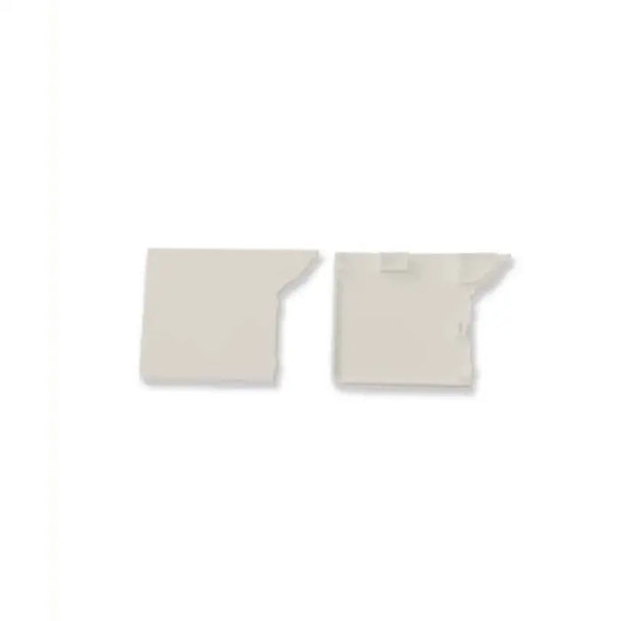 ACCESSORY TIP 2 PCS. FOR TWO-CHANNEL PVC MOLDING WITH FRONT - Аксесоари за корнизи<<<Корнизи щори и пердета<<<Мебели и