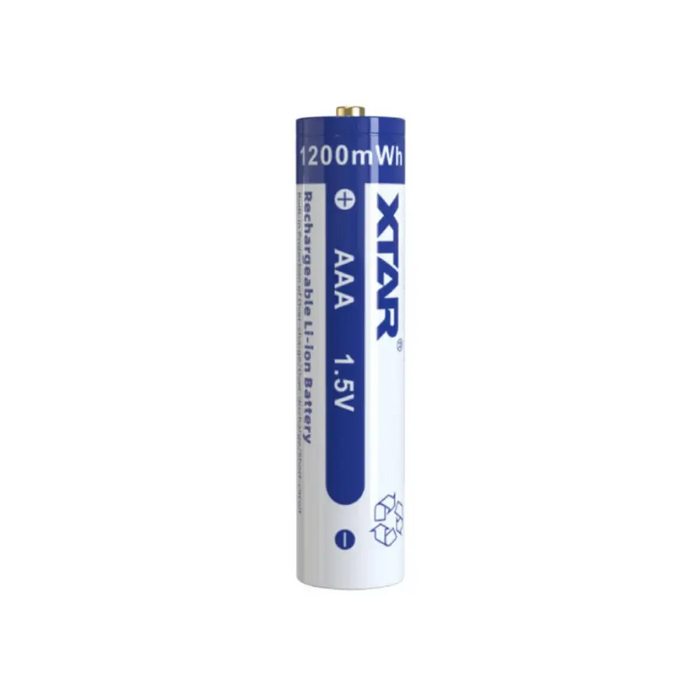 Accumulator battery LiIon 10440 AAA R03 1.5V 800mAh 4 pcs. in an XTAR PVC box - Батерии<<<Батерии и зарядни