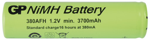 Accumulator battery NiMH 380AFH-B 1.2V 3800mAh 7/5AF 1pc. GP BATTERIES - Батерии<<<Батерии и зарядни у-ва<<<ValiAPI