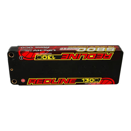 Accumulator Gens ace Redline Series 5800mAh 7.6V 130C 2S1P HardCase 56# HV Ultra LCG LiPo - Lithium