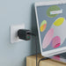 Acefast 2in1 wall charger 2x USB-C / USB-A 65W PD QC 3.0 AFC FCP (set with USB-C 1.2m cable) white (A13 white) - Cell