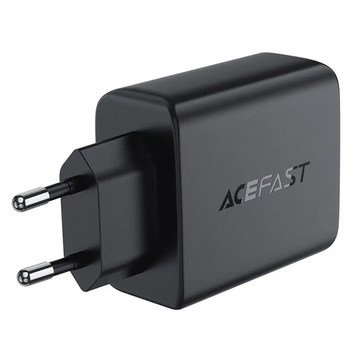 Acefast A61 PD 45W GaN charger 2 x USB-C + 2 x USB-A with 4 ports - black - Cell phone USB charger<<<HurtelXML