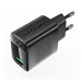 Acefast A90 Charger GaN USB-A QC 18W - Black - Cell phone USB charger<<<HurtelXML