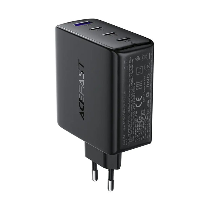 Acefast A94 Charger Network GaN2 USB-A / 3x USB-C PD 100W - Black - Cell phone USB charger<<<HurtelXML