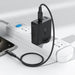 Acefast A97 PD100W GaN Wall Charger (3 x USB-C + USB-A) with UK Plug - Black - Cell phone USB charger<<<HurtelXML