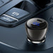 Acefast B10 60W Car Charger (2x USB-C) with Display and Metal Housing - Black - Cell phone USB charger<<<HurtelXML