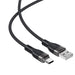 Acefast C11-04 USB-A - USB-C 3A Cable 1.2m Magnetic Braid - Black - Cell phone cables<<<HurtelXML