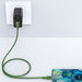 Acefast C2-03-CC USB-C - USB-C PD QC cable 60W 3A 480Mb/s 1.2m - green - Cell phone cables<<<HurtelXML