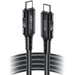 Acefast C4-03 Black USB-C - USB-C PD QC cable 100W 5A 480Mb/s 2m - black - Cell phone cables<<<HurtelXML