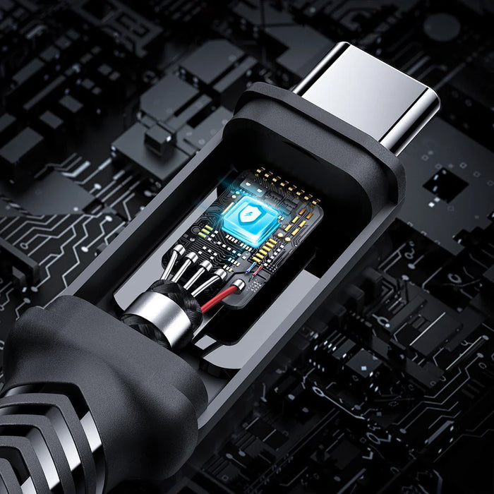 Acefast C4-03 Black USB-C - USB-C PD QC cable 100W 5A 480Mb/s 2m - black - Cell phone cables<<<HurtelXML