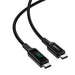 Acefast C6-03 Black USB-C - USB-C PD QC cable 100W 5A 480Mb/s 2m - black - Cell phone cables<<<HurtelXML
