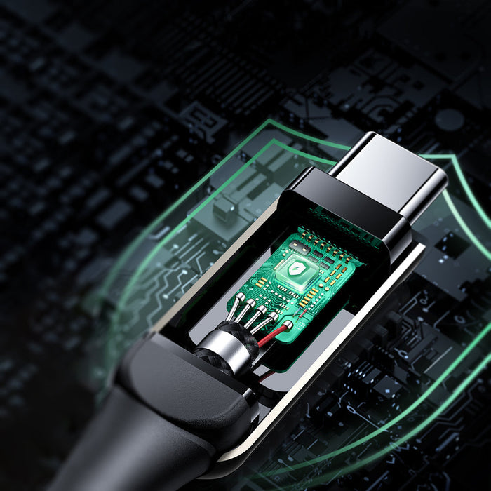 Acefast C6-03 Black USB-C - USB-C PD QC cable 100W 5A 480Mb/s 2m - black - Cell phone cables<<<HurtelXML