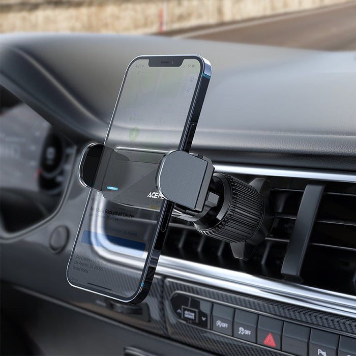 Acefast car automatic phone holder on the ventilation grille black (D9 black) - Cell phone holders<<<HurtelXML