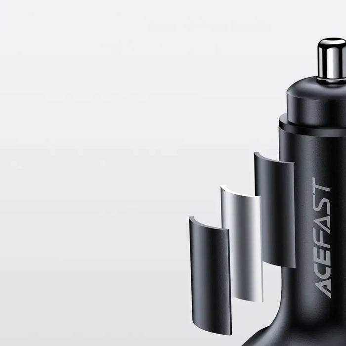 Acefast car charger 101W 2x USB Type C / USB PPS Power Delivery Quick Charge 4.0 AFC FCP black (B5) - Cell phone USB
