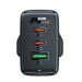 Acefast charger GaN 65W 3 ports (1xUSB 2xUSB C PD) UK plug white (A44) - Cell phone USB charger<<<HurtelXML