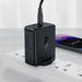 Acefast charger GaN 65W 3 ports (1xUSB 2xUSB C PD) UK plug white (A44) - Cell phone USB charger<<<HurtelXML