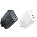 Acefast GaN charger (UK plug) 2x USB Type C 50W Power Delivery PPS Q3 3.0 AFC FCP (A32 UK) - Cell phone USB
