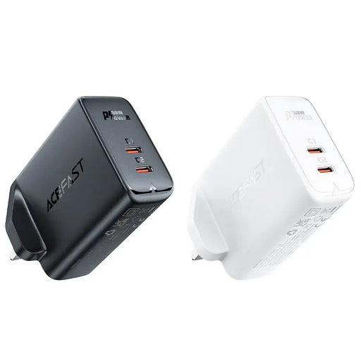 Acefast GaN charger (UK plug) 2x USB Type C 50W Power Delivery PPS Q3 3.0 AFC FCP black (A32 UK) - Cell phone USB