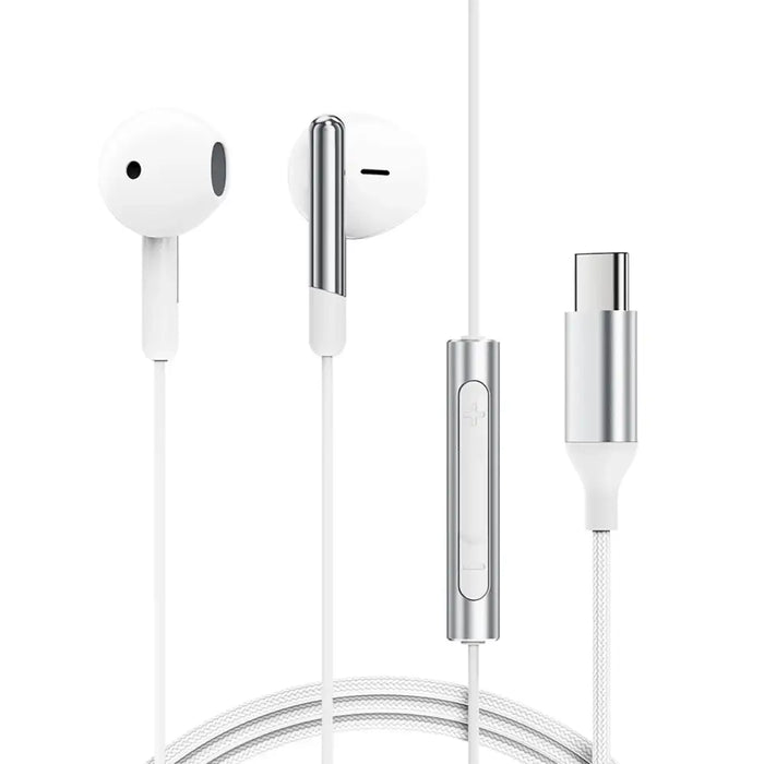 Acefast L3 Wired USB-C Headphones with Microphone - White - Headphones and speakers<<<HurtelXML