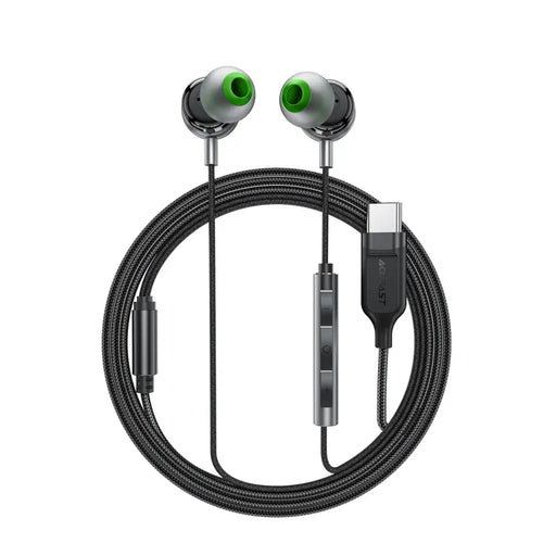 Acefast L5 Wired In-Ear Headphones USB-C 1.2m - Black - *Temporary category<<<HurtelXML
